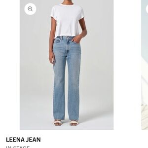 Agolde High Rise Light Blue Jeans